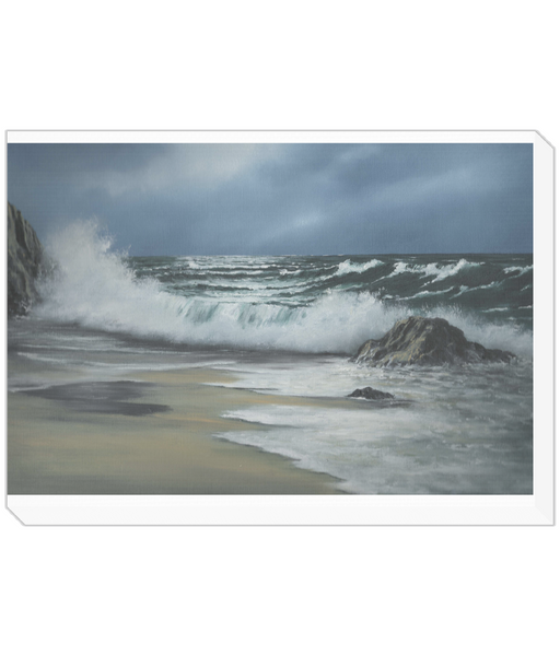 Boxed Canvas print titled  Incoming Tide