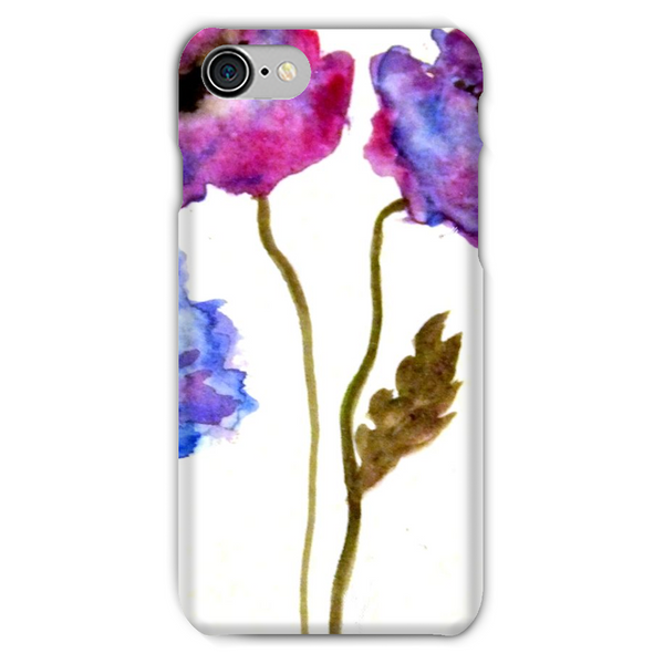 Phone Case , Design image titled (  Purple Bloom )