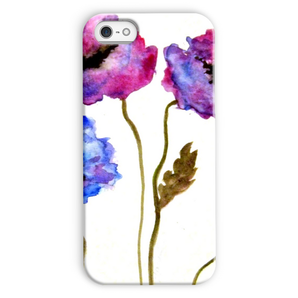 Phone Case , Design image titled (  Purple Bloom )