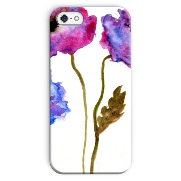 Phone Case , Design image titled (  Purple Bloom )